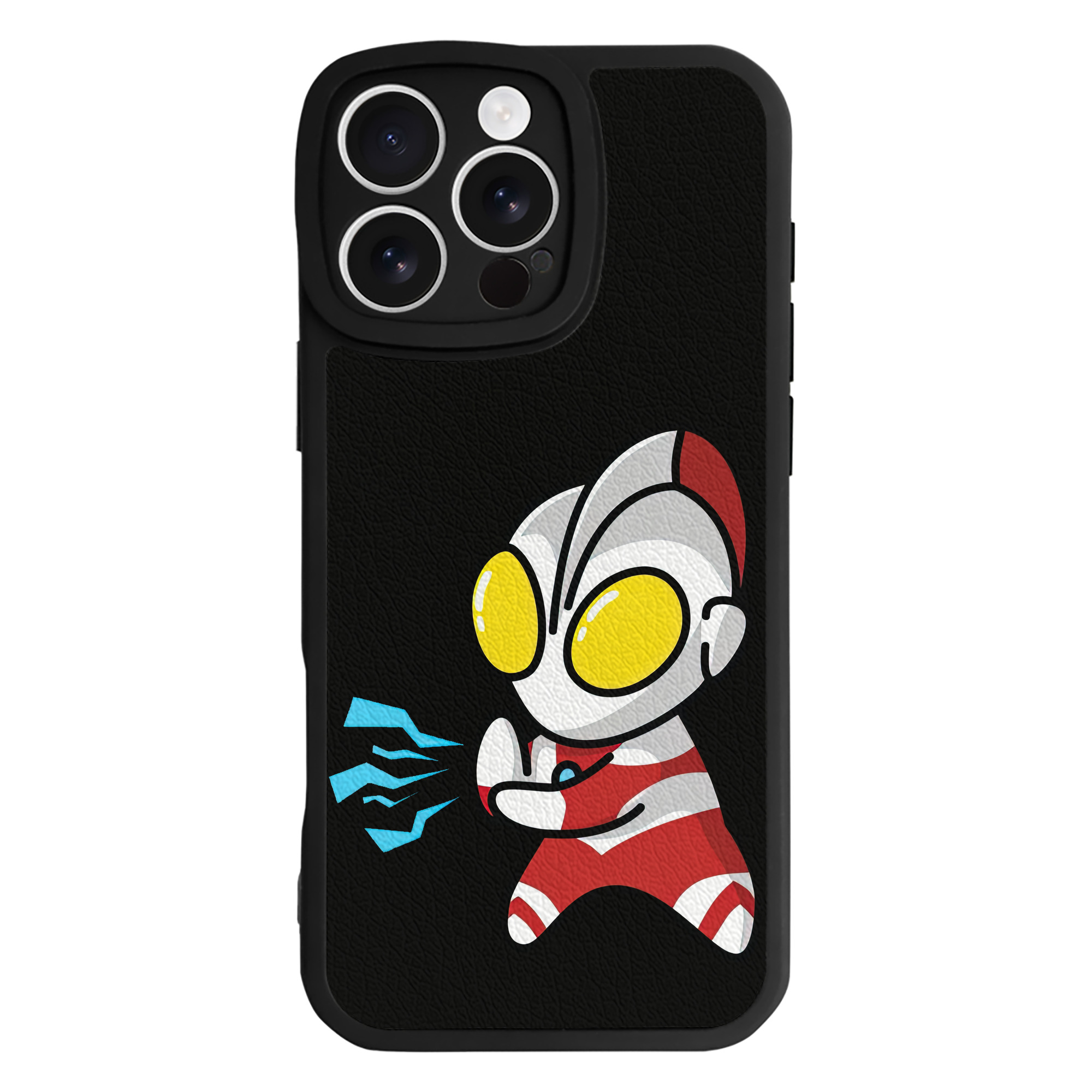 （画像用） ウルトラマン Ultraman 【iPhone 16シリーズ対応】シリコンスマホケース（レザー調） 材質：シリコン